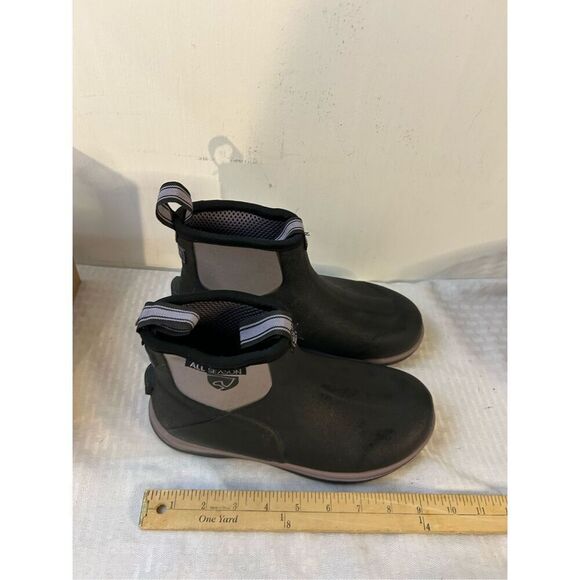 Noble Equestrian All season ankle boots gray Black Purple size 8? - Picture 7 of 10